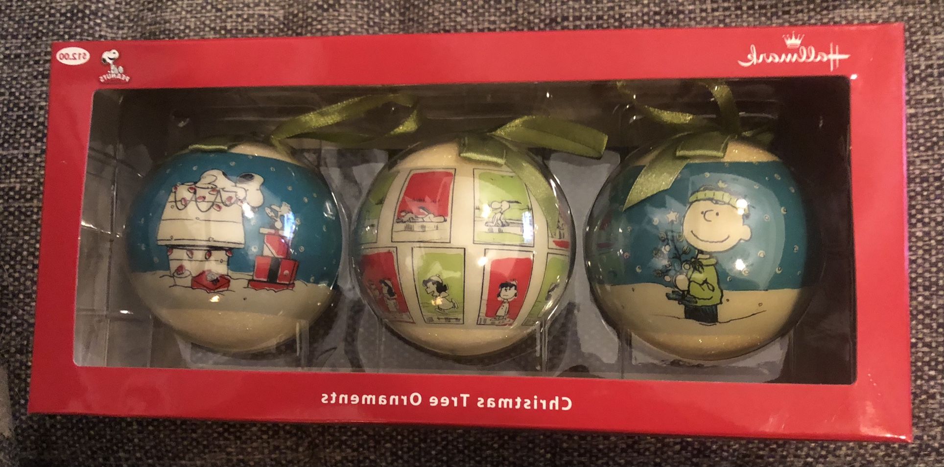 Peanuts Snoopy Target Exclusive SET of 3 NEW 2014 Hallmark COMIC Ornament RARE