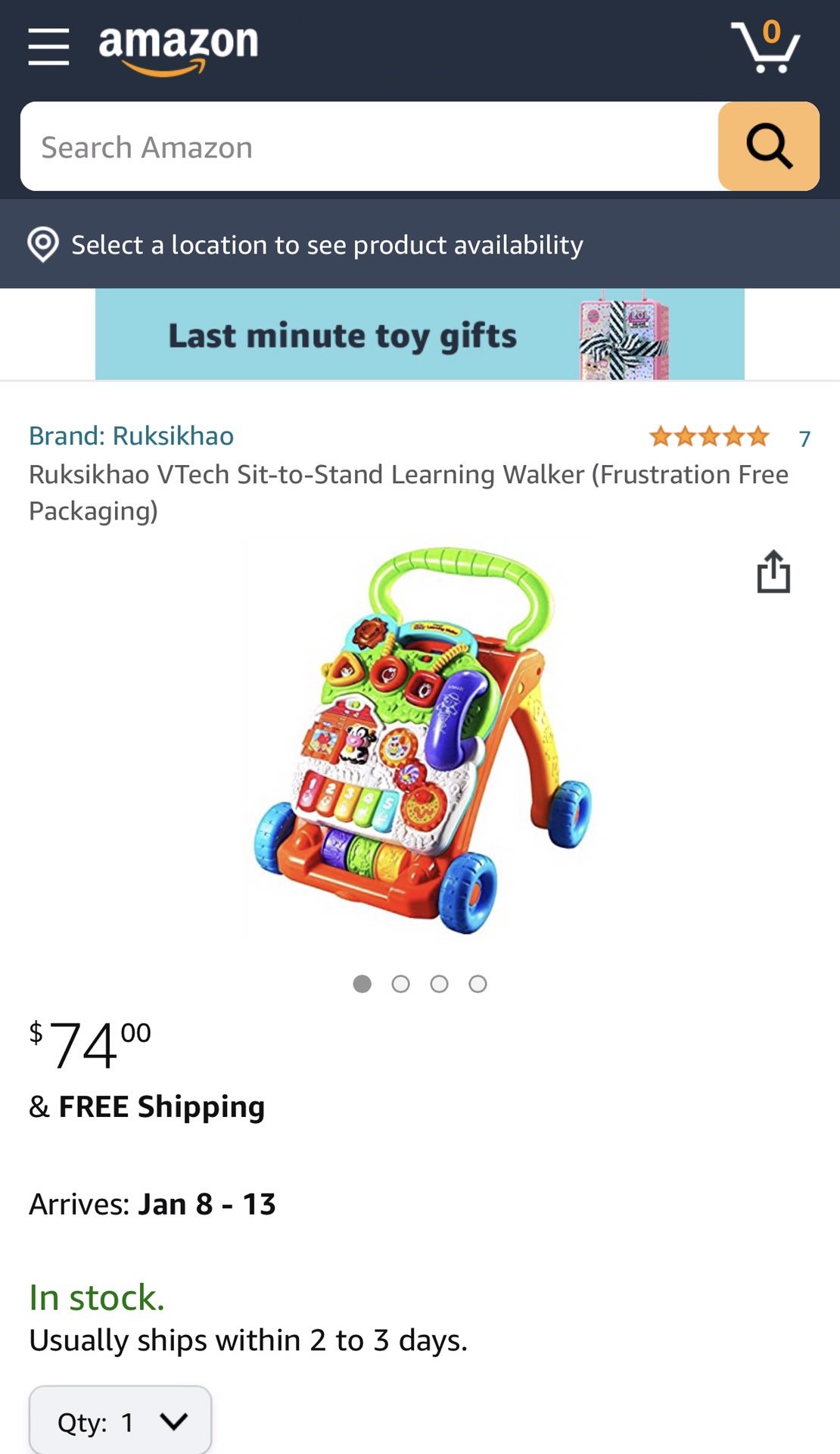 Vtech- Learning Baby Walker