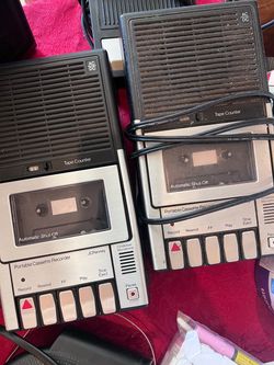 JCPenney Portable Cassette Recorders – Lot of 2