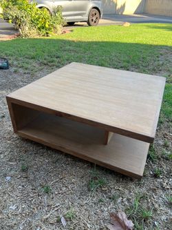 MCM -esk wooden coffee table square