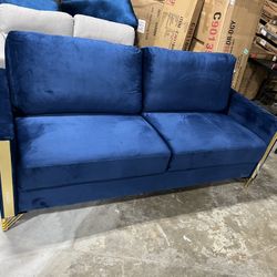 Snaresbrook Velvet Upholstered Sofa beige 3 seats sofa