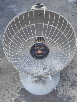 Parabolic Dish Heater $10