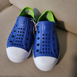 Skechers Boy's Foamies Guzman Steps-Aqua Surge Sneaker Blue Size 10