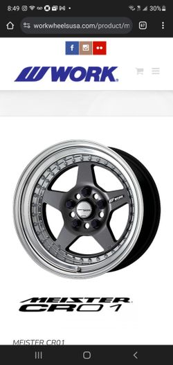 brand new in box15x9 Work Wheels Cr01