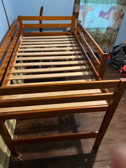 Loft bed frame