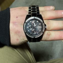 Mens Bulova C960824 Marine Star Diamond Accent Mother Pearl Dial Watch