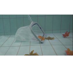 Combo Leaf Skimmer And Leaf Rake For Swimming Pools durable aluminum handle