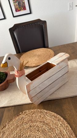 Wooden duck