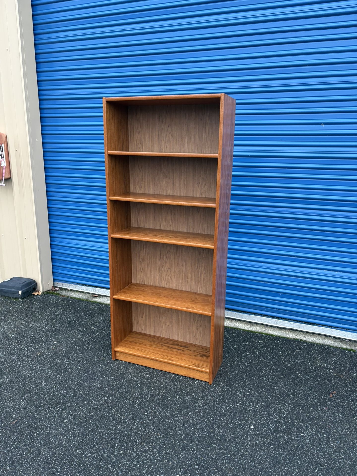 Mid Century Modern Teak Bookshelf