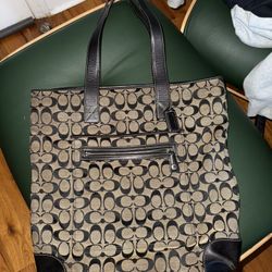 Vintage Coach Tote Bag