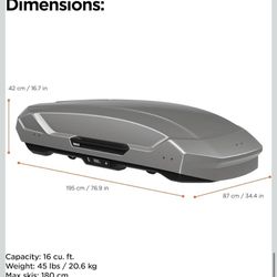 Thule Motion 3 large roof cargo box