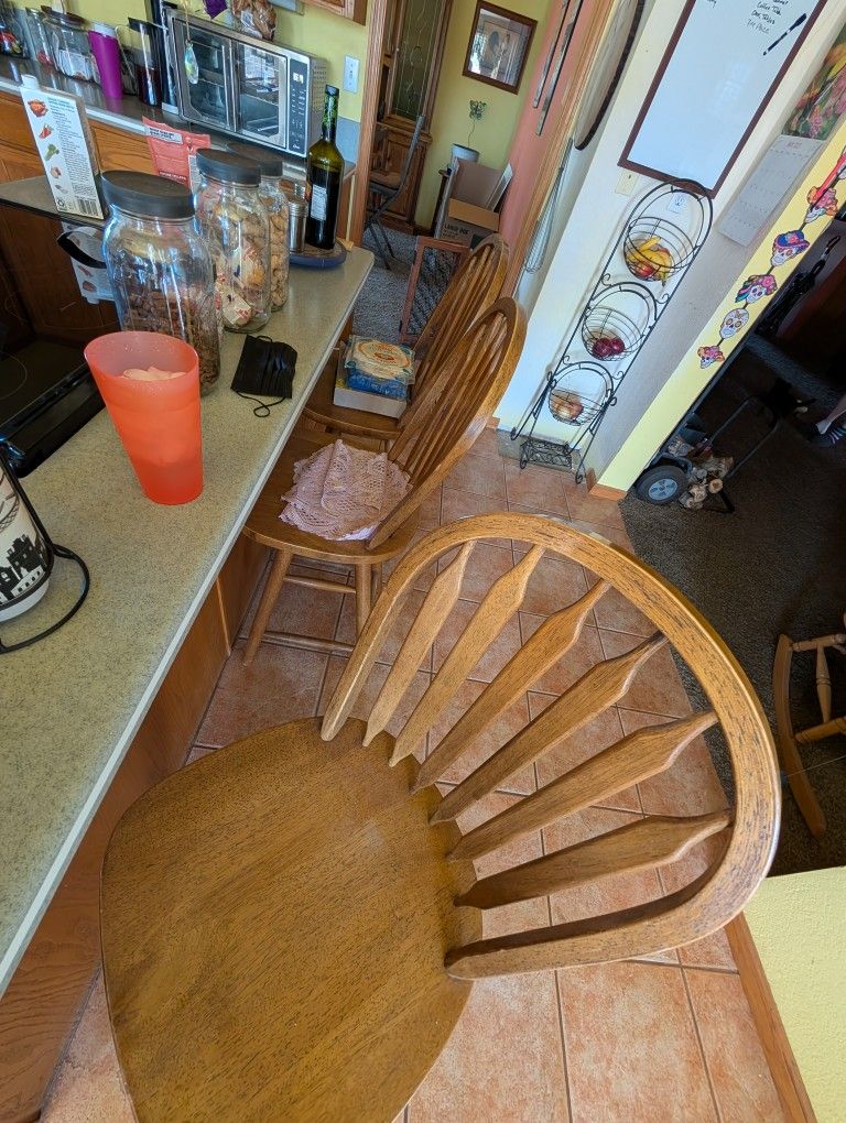Oak Bar Stools