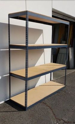 Garage Shelving 4 Tier 72 in W x 24 in D Storage Racks Stronger Than Homedepot Lowes And Costco Delivery Available