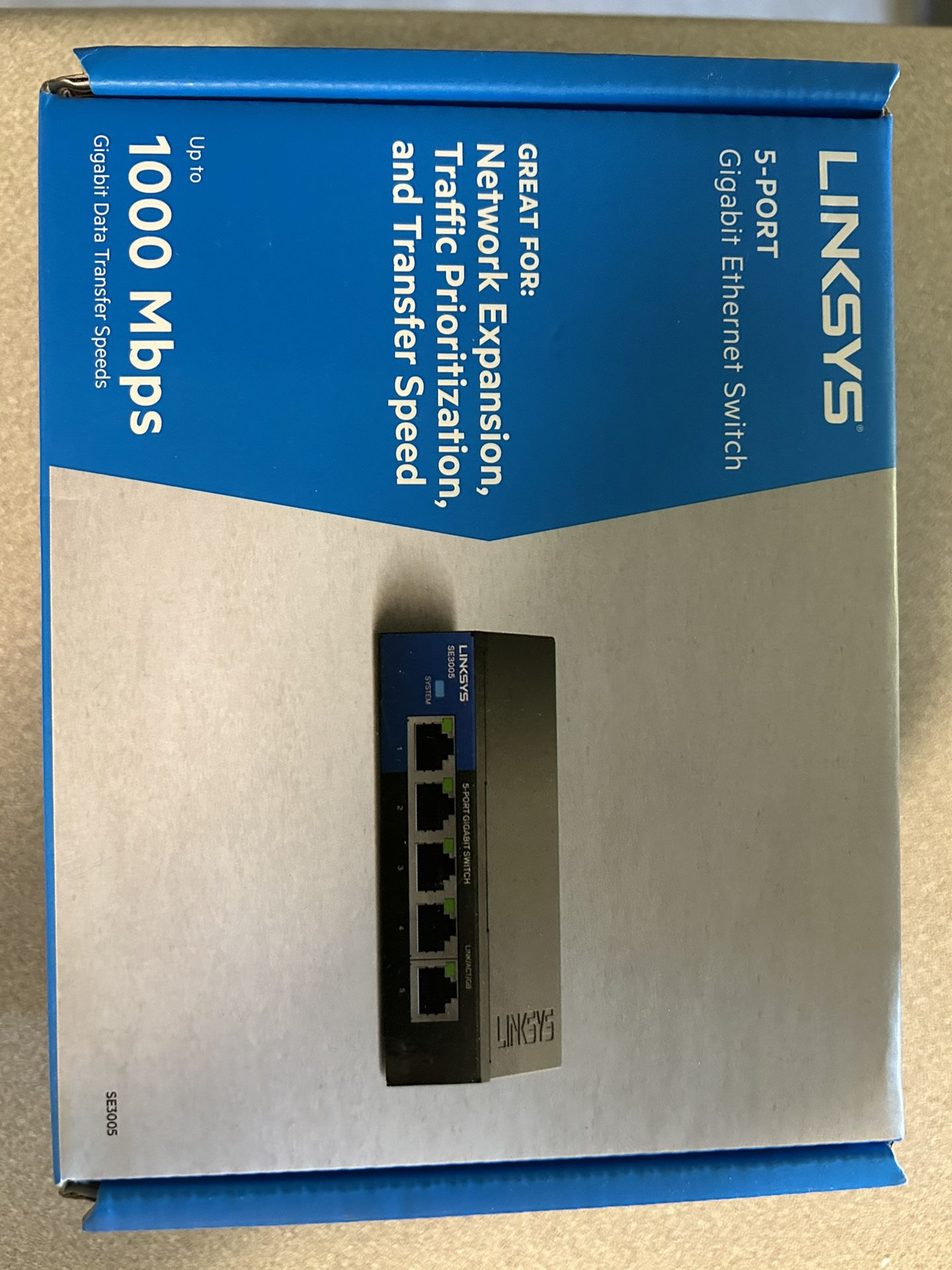 Linksys 5-port Ethernet Switch