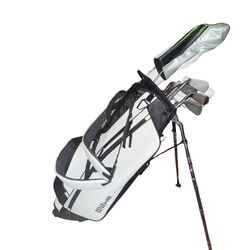 2026 Wilson Leather Bag (Black & White)