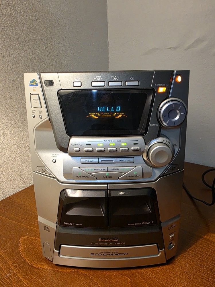 Panasonic SA-AK33 Stereo System Receiver