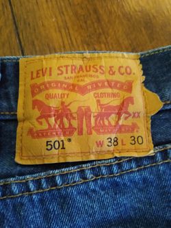 Levis button fly jeans