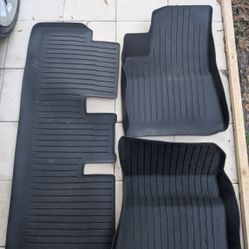 Tesla Model 3 Original With Logo Rugged Floor Mats