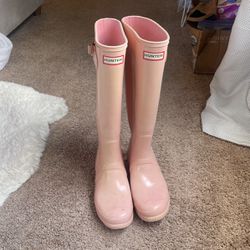 Pink Hunter Boots 