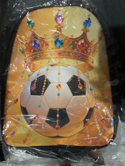Backpack soccer ball