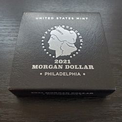 2021 Morgan Silver Dollar Philadelphia (P) 21XE