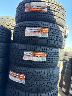 285/45/22 vendo set de llantas nueva con 50,000 millas de garantía