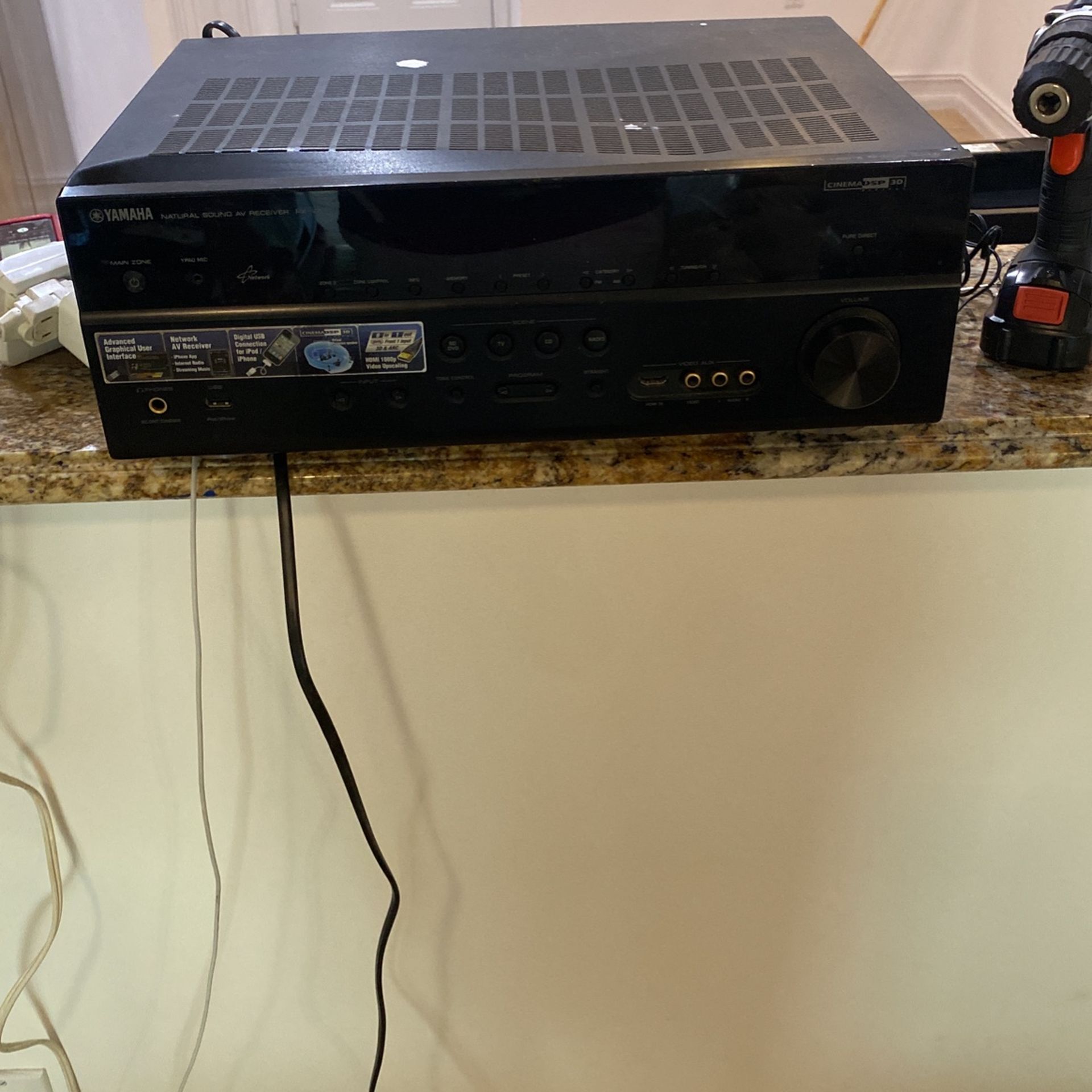 Yamaha Natural Sound Multi Zone Receiver RX-V671