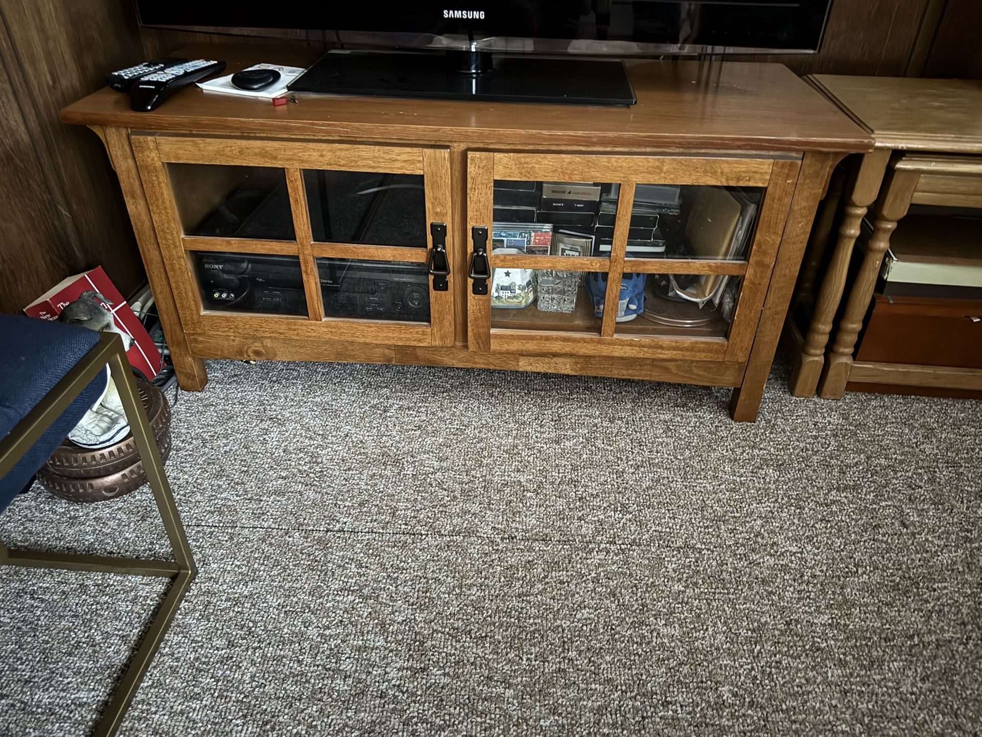 Wood TV Stand