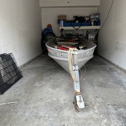 16ft Aluminum Boat With Trailer$2500obo