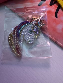 Unicorn keychain