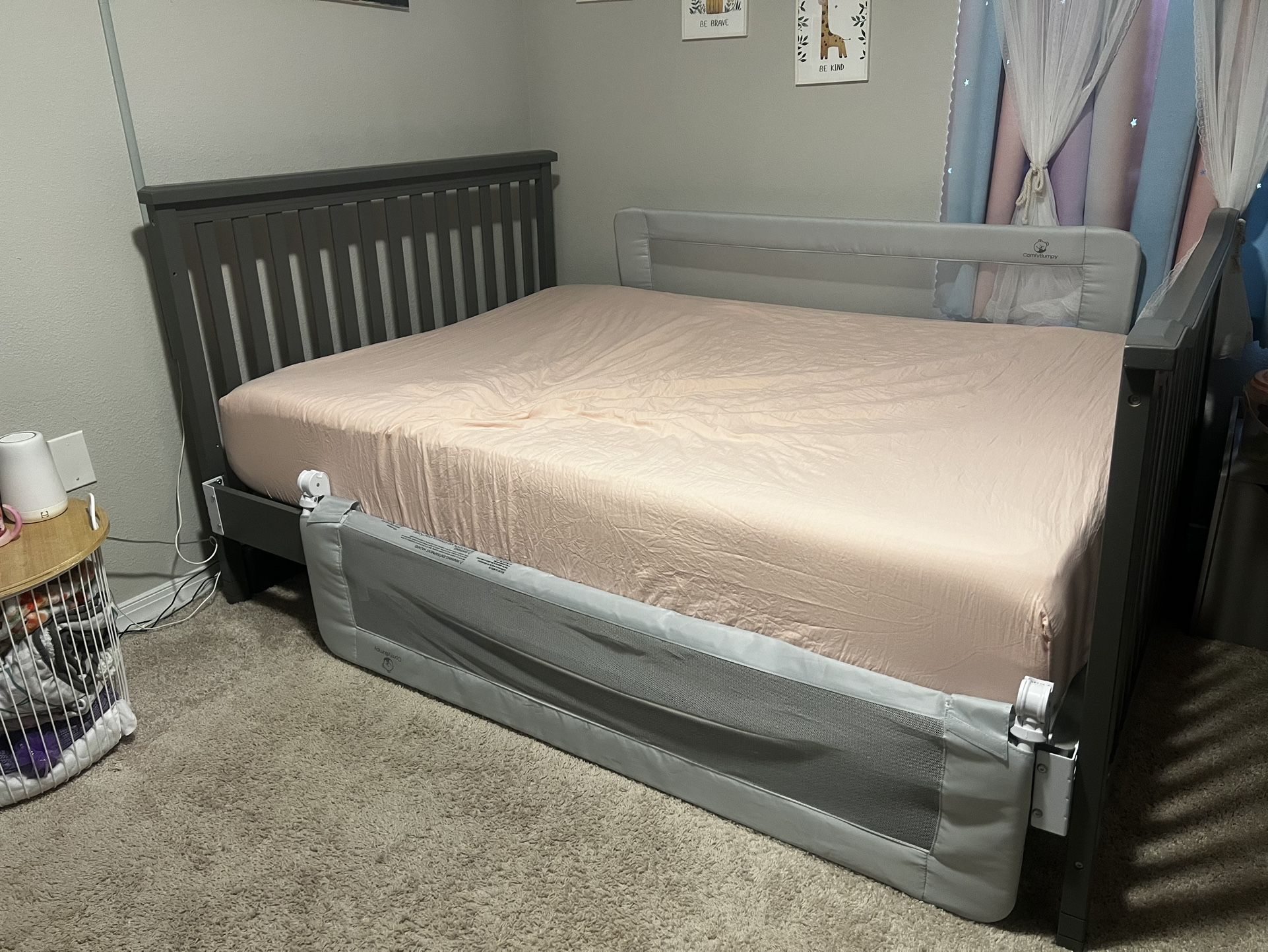 Convertible Crib and Changing Table Set