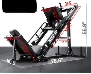 Brand new 1000 pound capacity, Leg press machine