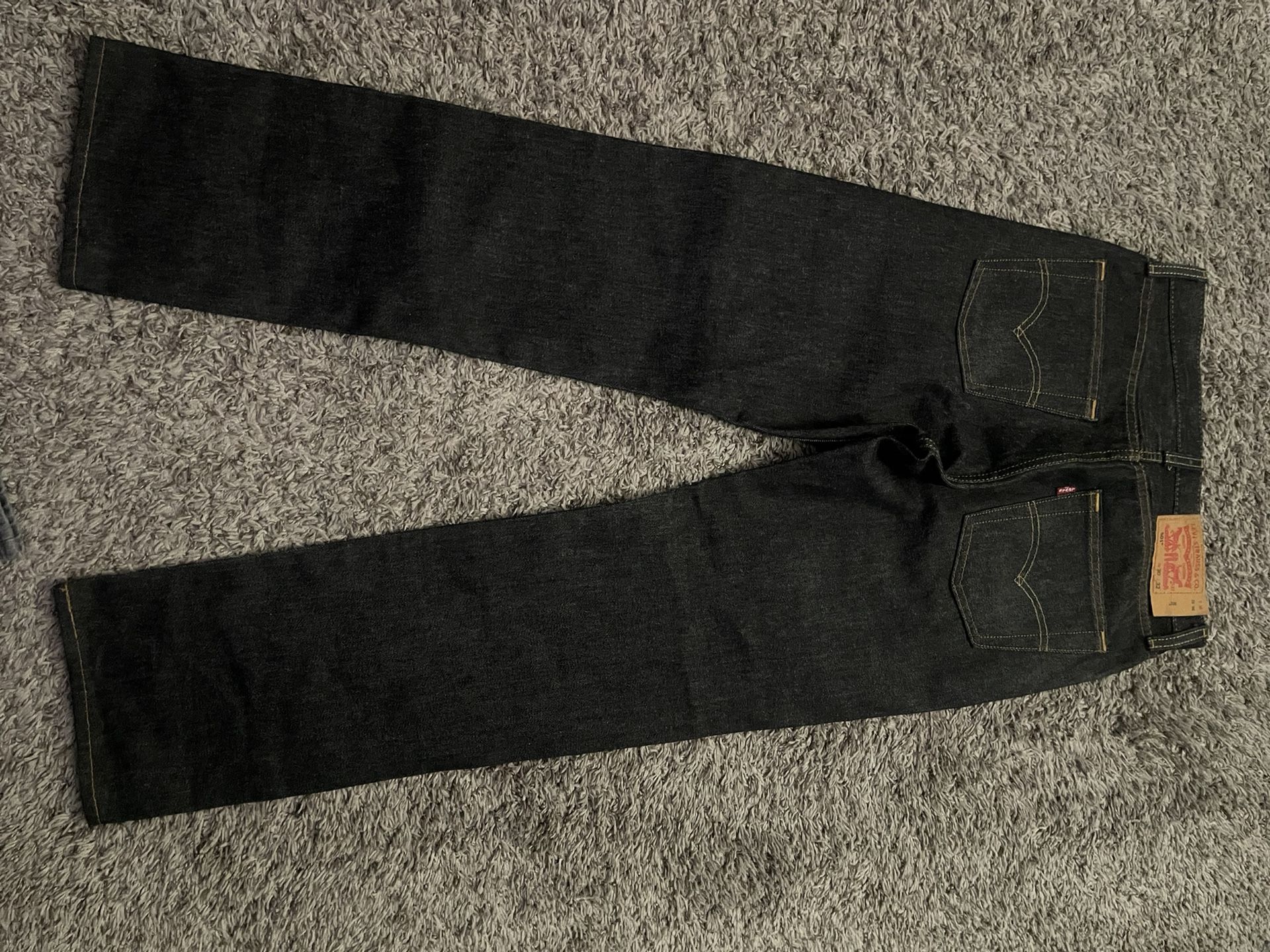 Levis 501’s charcoal