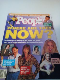 Vintage people magazine/ November 28,1994/ where are they now? Charlene tilton, Mackenzie Phillips,Gabe Kaplan,Emmanuel Lewis....