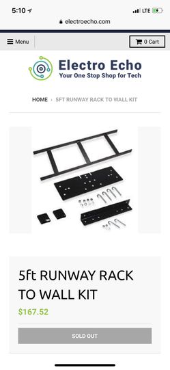 ICC Ladder Rack 5 Feet Cable Runway Rack-to-Wall Kit