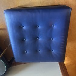 Leather Ottoman 