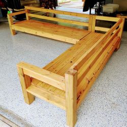 Local Hand Made Outdoor Sectional