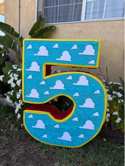 Toy story number five número cinco pinata