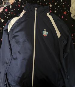 Pikachu Pokémon Sports Navy Zip-Up Track Jacket - Adult Medium