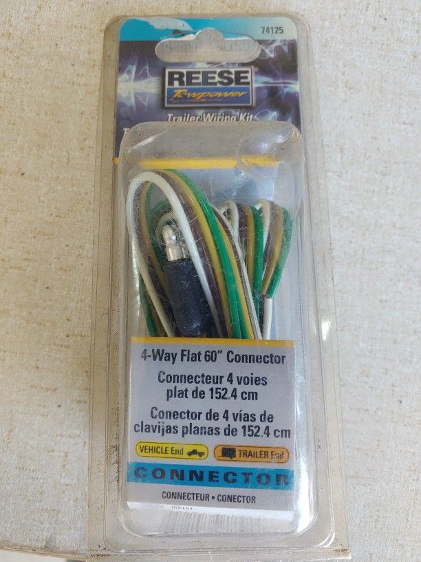 REESE Towpower - 4 Way Flat 60" Connector Trailer Wiring