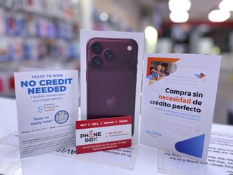 iPhone 18 Pro Max 256GB Unlocked new available on payments with $85 down 🥳😱