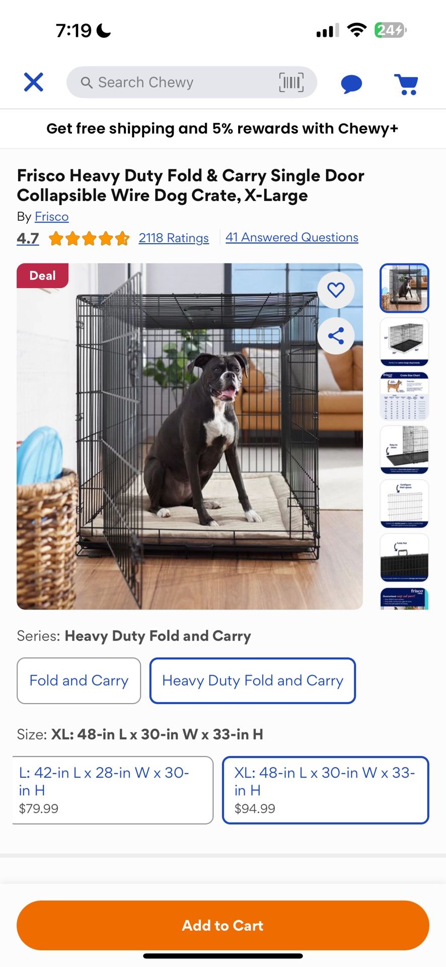 XL DOG CRATE