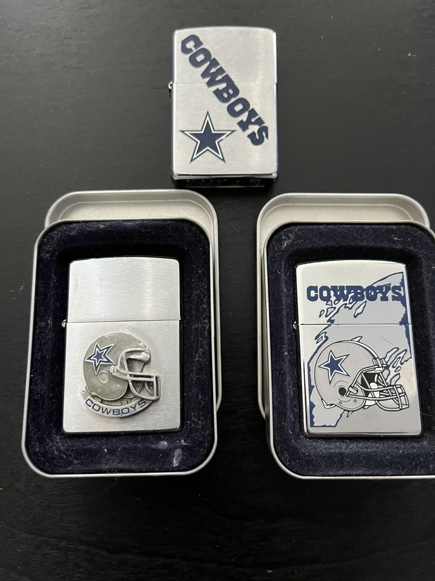 Dallas Cowboys Zippo Lighters.