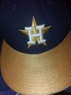 Houston Astros Navy and Gold Baseball Cap