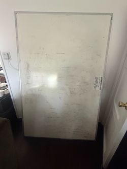 White board dry or wet erase board