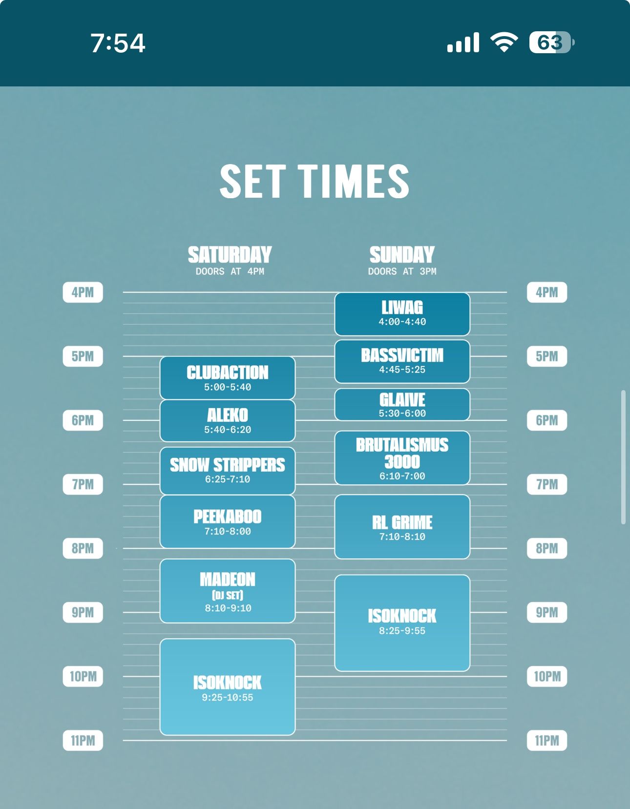 ISOKNOCK 2 Day SAN DIEGO 4ver