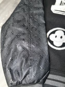 Black varsity jacket