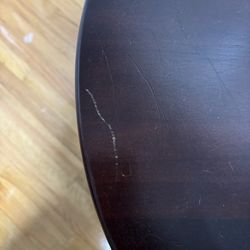 Wood Round End Table great for any space 