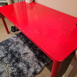Red Dining Table/office Table/desk