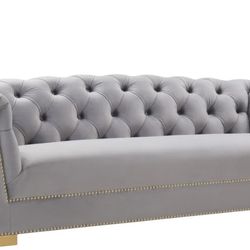 Grey/Gold Sofa
